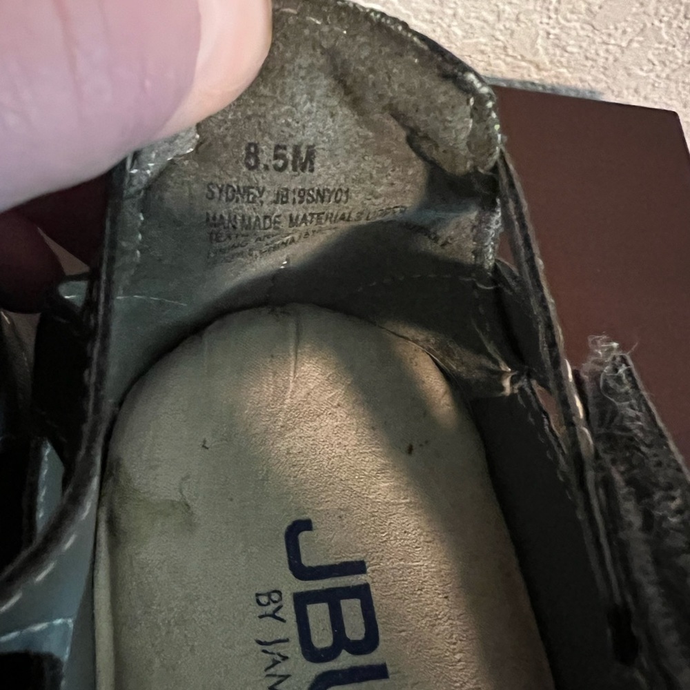 JBU Memory Foam Purple Sandals Size 8.5 - Picture 7 of 10